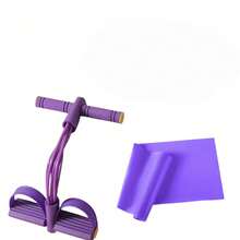 Bộ tập yoga fitness dây kháng lực hỗ trợ giãn cơ, máy tập kháng lực đa năng có bàn đạp chân hỗ trợ gập bụng, dây đàn hồi tập yoga fitness - A - Xem 13