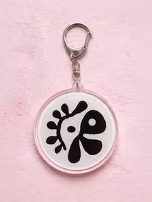 1Pc/4Pcs Cor-Tis K-Pop Group Fashion Acrylic Keychains, Including Abstract Black And White Art Graphics, Green Decision Dice, Fashion Slogan Square Plate And GREENGREEN Coordinate Green Long Plate Design, Fashion Bag Charm, Suitable For Fan Gifts, Support Collection, All Season Use - Multicolor - View 9