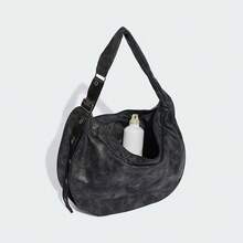 Adidas MOON PU Studded Shoulder Bag Adjustable Strap Crossbody Bag Fashionable Versatile Unisex Couple Style Black - Black - View 4