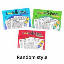 Tachimi 1pc Leisure Look & Find Activity Workbook, Hidden Object Puzzle Game & Coloring Worksheets, Great For Kids After‑School Relax, Parent‑Child Leisure Time, Long Journey & Party Giveaway - Multicolor - View 12