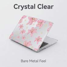 1pc Transparent Crystal Shockproof Protective Case, Suitable For MacBook, Fully Transparent Hard PC Shell With Ventilation Holes, Snug Fit Laptop Shell, Compatible With 13 Neo/13.3 Air/13.3 Pro/13.6Air/14.2 Pro/15Air/16.2Pro - View 1