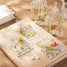 Tomato Sauce Girl PET Sticker Pack, Flower Island Lace Window Series, Realistic Lace Embroidery Planner Stickers, DIY Collage Decoration, Suitable For Planner Enthusiasts, Students, Planner Base Material, Birthday Holiday Gift, Home Desktop Craft Creation - one-size - View 4