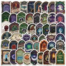 50PCS Witch Potion Label Graffiti Stickers Decorated Suitcase Cycling Gear Water Bottle DIY Skateboard Luggage Helmet Self Adhesive - one-size - View 6