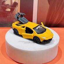 Alloy Sports Car Keychain, Openable Door Race Car Bag Charm, Mini Simulation Vehicle Pendant, Fashion Handbag Accessory Holiday Gift - Multicolor - View 6