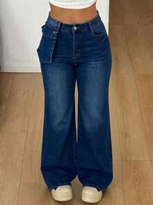 Women Jeans - Deep Blue - View 3