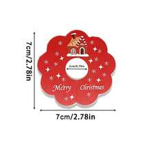 50pcs/Pack Party Theme Christmas Event Wine Glass Decoration Cards, Baking Bag Gift Box Decoration Message Cards, Cardstock With Clips - View 16