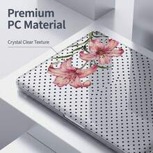 1pc Transparent Crystal Shockproof Protective Case, Compatible With MacBook, Fully Transparent Hard PC Shell With Ventilation Holes, Snug Fit For Laptop Shell, Suitable For 13 Neo/13.3 Air/13.3 Pro/13.6Air/14.2 Pro/15Air/16.2Pro - View 7