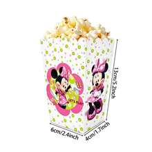 12pcs/Random 1pc Theme Birthday Party Decoration Supplies, Halloween Popcorn Boxes, Snack Boxes, Candy Cookie Paper Boxes Containers Decoration, Party Favor Supplies, Tableware Decoration And Party Snack Decoration Boxes, Also A Great Surprise Gift For Fans - Multicolor - View 3