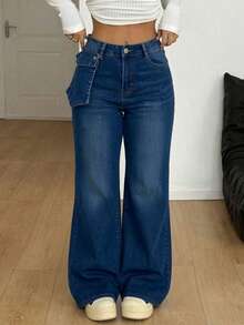 Women Jeans - Deep Blue - View 5