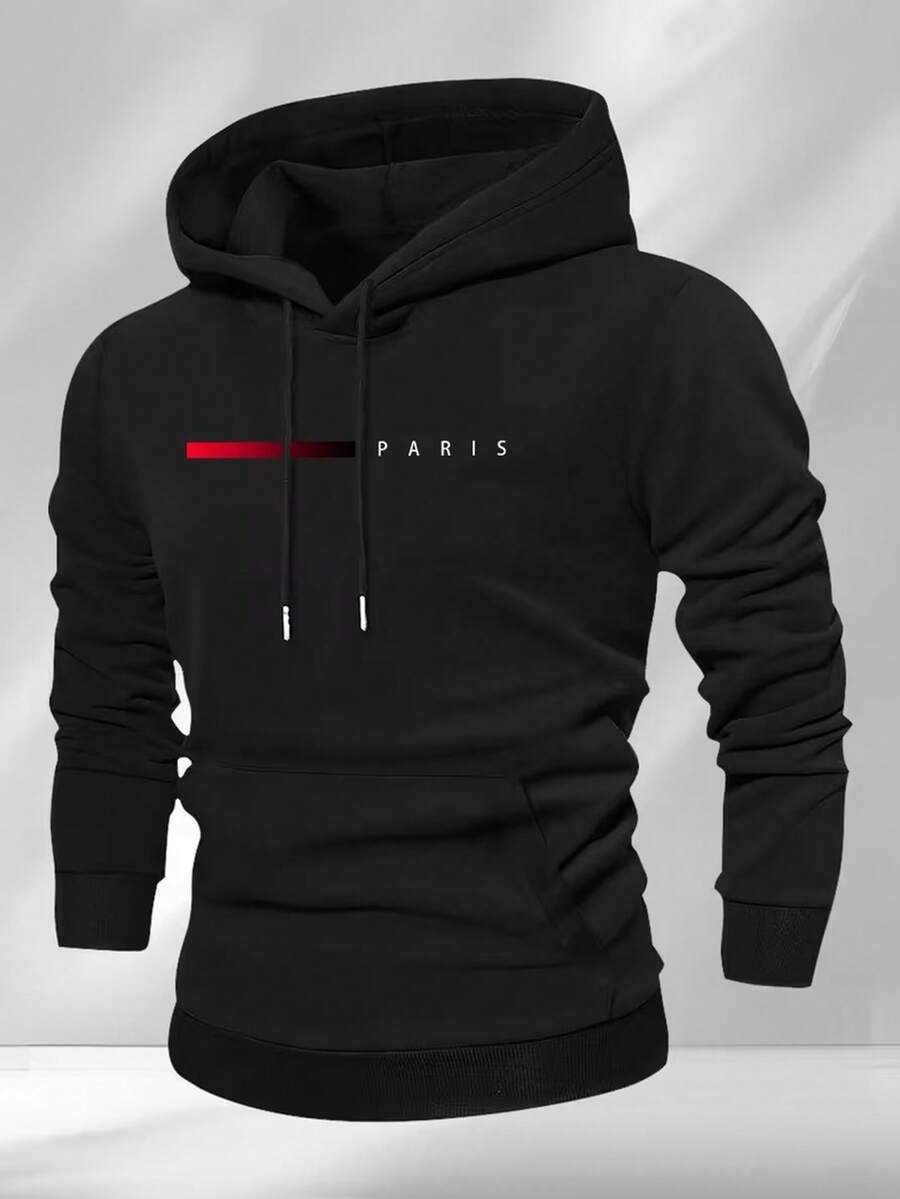 Men Hoodies - Black - View 1