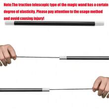 1pc Magic Self-Rising Wand, Creative Self-Rising Magic Wand, Stage Magic Prop, Party Performance Prop - Black - View 5