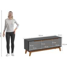 Television Stands & Entertainment Centers - Black - View 2