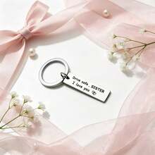 8PCS Travel Car Keychains, Uncle, Aunt, Grandpa, Grandma, Dad, Mom, Journey, I Love You" Symbolic Driving Commemorative Gift, Gift For Women, Family Keychains - 8 Pieces - View 4