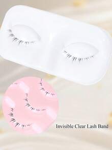 5 Pairs Clear Stem Lower Eyelashes, 3 Different Styles, Natural Lightweight Voluminous Manga Style False Lower Lashes, Soft Lightweight Comfortable, Suitable For Beginners, Perfect For Daily, Cosplay, Party And Holiday Makeup - View 5