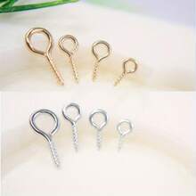 Gold And Silver Metal Eye Pins Self-Tapping Screws, Suitable For Jewelry, Pendants And Crafts DIY, 150 Pieces - Sheep Eye Nail - View 5