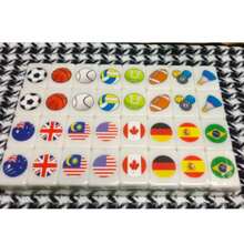 Mini TK64+1 Beach Escape Mahjong Game, Popular Game, Patterned Flag Battle Ball, Casual Party Time 2-Player Game, Party Activity Prop Gift - Multi-color - View 11