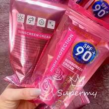 SPF 90 防曬乳 6 入組，高防護美白臉部與身體防曬乳液，清爽不油膩 UV 防護，旅行裝 6 X 60ml - 6pcs - 查看 5