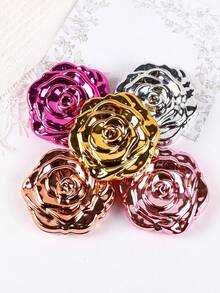 20/12/4/1pc Rose Makeup Mirror Wedding Party Favor, Includes Portable Mini Styling Mirror, Thank You Card, White Organza Bag And Hemp Rope, Suitable For Bride Favor Souvenir (Rope Not Included) - Multicolor - View 10