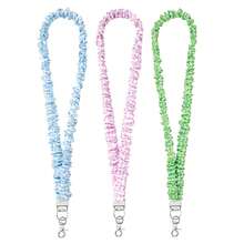 Scrunchie Women's Lanyard, Teacher Elastic Lanyard, Cute Multicolor Plaid Key Neck Lanyard - C-multicolor - View 14