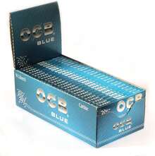 Avant أوراق لف السجائر OCB الزرقاء - X-Pert Blue 70 مم أوراق لف فردية للسجائر القصيرة - علبة تحتوي على 50 دفتر - مشاهدة 1