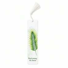 1pc Green Plant Acrylic Tassel Bookmark, Reading Office Supplies, Page Marker Bookmark - Multicolor - View 5