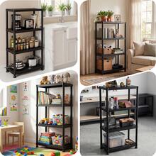 Snap Lock Tool-Free Assembly Plastic Storage Shelving Unit, Black 3/4/5 Tier, Heavy Duty Rack For Garage, Warehouse, Shed & Workshop - Black - View 6
