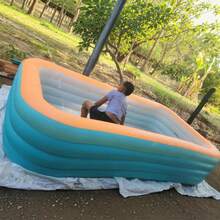 Spa Inflável Gigante para Quintal: Diversão para Toda a Família + Acessórios Inclusos - piscina - Visão 7