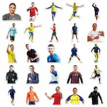 FIFA 102pcs Cristiano Ronaldo CR7 Football Star Stickers, Football Player Decorative Sticker Pack, Suitable For Laptop, Notebook, Luggage, Scrapbook And Football Fan Gifts - Multicolor - View 10
