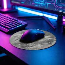 Grey Abstract Ink Art Gaming Mouse Pad Large Desk Mat, Non-Slip Rubber Base With Stitched Edge, XL Extended Computer Keyboard Desk Pad 35.4x15.7 Inch, Table Mat For Home Office & Gamers, Ideal Gift For Men Women - View 6