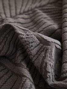 1 buah Sarung Sofa Fleece Elastis Motif Daun Cokelat, Gaya Modern Nordik, Serat Poliester, Anti Debu, Anti Selip, Tebal, Pelindung Sofa, Cocok untuk Sofa 1/2/3/4 Dudukan, Dekorasi Sofa Sepanjang Musim - Dark Grey - View 11