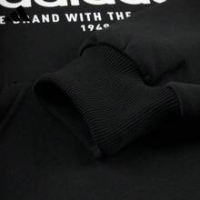 Adidas 2026 New Couple Thermal Lined Warm Pullover Sweatshirt JX9440 - Black - View 5