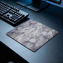 Alas Mouse Gaming Tekstur Abstrak Abu-abu, Alas Meja Besar, Alas Karet Anti Selip dengan Tepi Jahit, Alas Meja Keyboard Komputer XL 35,4x15,7 Inci, Alas Meja untuk Kantor Rumah & Gamer, Hadiah Ideal untuk Pria dan Wanita **** - View 5