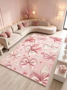 1 st rosa golvmatta med rosettmönster, minimalistisk och lekfull modern stil, flera storlekar tillgängliga, vardagsrumsmatta, matta, vardagsrumsmatta, area matta, matta, heminredning, stor vardagsrumsmatta, rumsdekoration, tvättbar matta - Flerfärgad - Visa 3