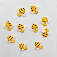 5/10pcs Cute 3D Bee Fridge Magnets, Resin Refrigerator Magnets, Home Decor, Kitchen Decor, Fridge And Kitchen Decorative Magnets - Bee - View 7