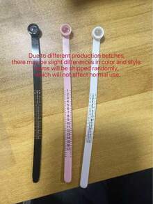 1pc Ring Size Measuring Ring, US Ring Size Finger Measuring Tool, Adjustable Standard Soft Ring Size Measuring Tool With Magnifying Glass, Reusable Finger Size Measuring Tool, Jewelry Size Measuring Tool, 1-17 US Ring Size, Valentine's Day Ring Size Measuring Ruler - Multi-color - View 8