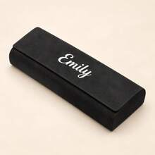 Custom Initial Your Name Eyeglass Case, Minimalist Highly Attractive Handmade Box, Student Myopia Glasses Fashion Glasses Optical Glasses Storage, Anti-Loss - Multicolor - View 7