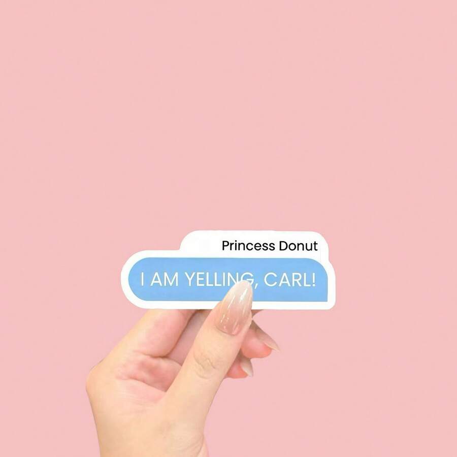 Princess Donut, Nhãn dán Princess Donut, Nhãn dán You Will Not Break Me, Goddammit Donut - Một cỡ - Xem 1