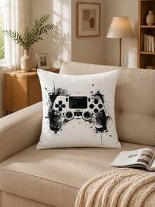 2pcs,Game Console Pattern Pillowcase,Cushion Cover,Throw Pillow Cover,Gamer Pillowcase,Gamer Room Throw Pillow Cover,Gamer Gift,Gamer Pillowcase,Boy Room Decor,Gaming Room Decor,Home Decor,No Pillow Insert - Multicolor - View 8