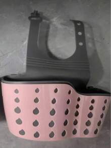1/2pcs Double Layer Kitchen Storage Basket, Adjustable Sink Rack, Silicone Faucet Draining Basket, No-Drill Bathroom Shelf, Storage Box With Quick Drainage System, Suitable For Storing Sponges, Soap, Cloths, Brushes And Other Kitchen Supplies - A - View 15