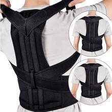 1pc Adjustable Zipper Waist Trainer, Double Compression Waist Belt With Steel Boning - Multicolor - View 2