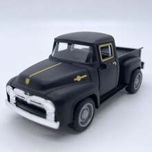 1pc Vintage Pickup Truck Toy, Realistic Alloy Model Truck Toy - Multicolor - View 12