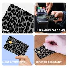 4pcs Funny Bank Card Stickers, Matte Texture, Waterproof, Scratch-Resistant, Removable Without Residue, Credit Card Decorative Stickers - View 6