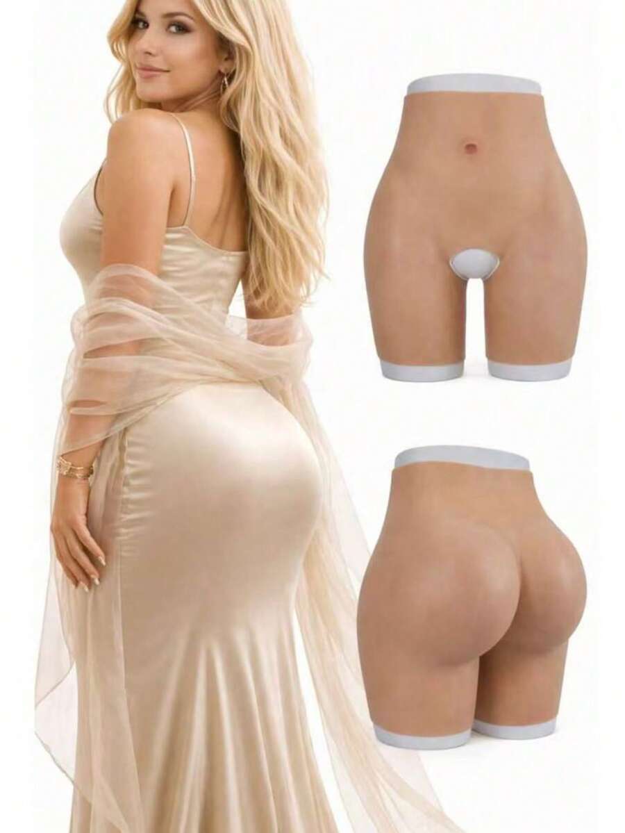 Silicone Butt Lift Pants, 3D Realistic Butt Design, Comfortable To Wear, Ideal Gift - Apricot - View 1