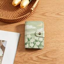 2024 New Oil Painting Style Wallet, Multi-Slot Large Capacity Bank Card & ID Card Holder - Multicolor - View 8