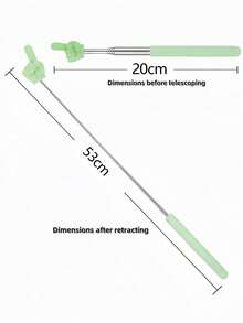 5pcs Telescopic Glow-In-The-Dark Indicator Sticks - Multi-Functional Telescopic Glow-In-The-Dark Teaching Pointers, Teacher Classroom Reading Pointers, Random Colors (UV Rechargeable, Visible In Dark Environments), Suitable For Teaching Direction, Home Or Classroom Use, Gift Stationery, Student Supplies, Engineering, Blackboard, Teaching Plans, Squishy, Christmas Gifts, Christmas Decorations, 1pc, (No Box) - Multicolor - View 6