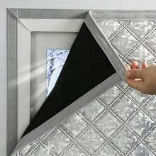 Insulated Zippered Window Screen, Windproof And Dustproof, Thickened Warm Removable Window Screen For Bedroom And Balcony - Grey Insulated Zippered Style - View 5