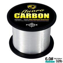 YACUMA 1005M Transparent Invisible Carbon Fishing Line High Density Super Abrasive Resistant, Fast Sinking Saltwater/Freshwater Lure Leade - White - View 8