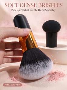 Large Fluffy Powder Brush, Soft Non-Absorbent, Multi-Function Makeup Brush, Blush Brush, Beginner, Beauty Tool - Multicolor - View 13