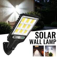 1pc Solar Powered Outdoor Wall Light With Motion Sensor & Remote Control, 504 Bright LED Beads, 3 Lighting Modes, 350° Wide Angle Security Floodlight, 3 X 1500mAh High Capacity, Solar Panel Powered Outdoor Camping Emergency Light, Suitable For Commercial Street, Garage - Black - View 16