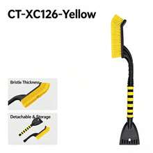 Detachable Car Windshield Ice Scraper, Ergonomic Foam Handle Snow Removal Tool, Extendable Aluminum Pole Snow Shovel Set Suitable For Cars, Trucks 1PC - 2-in-1 Snow Removal Shovel - View 14